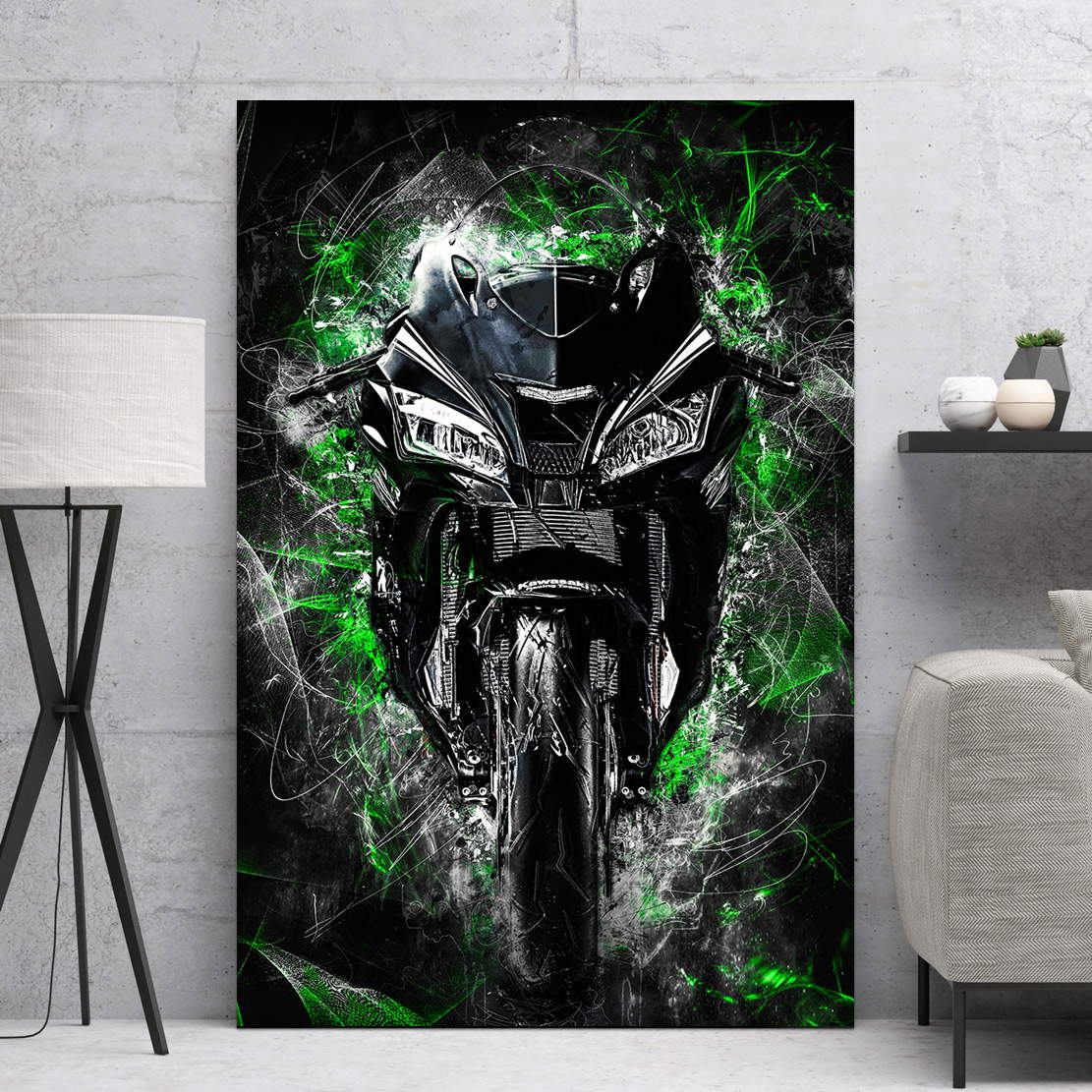 Wandbild Kawasaki ZX10