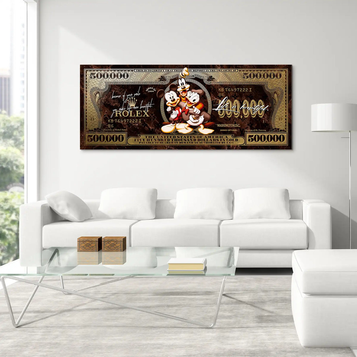 Leinwandbild Micky & Co. Pop Art Vintage