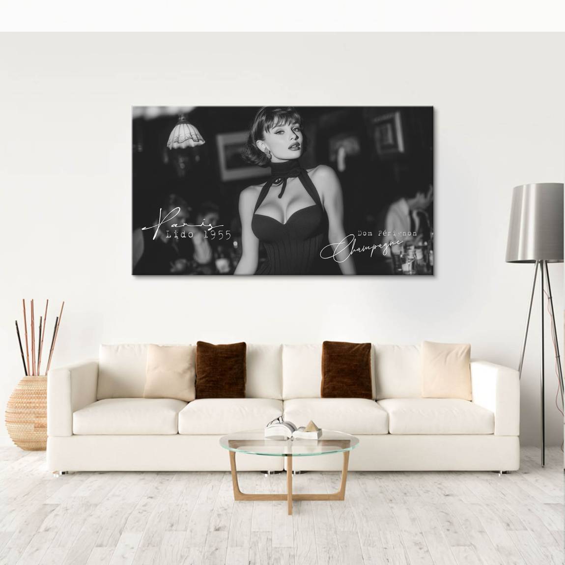 Audrey Hepburn Midnight Wandbild