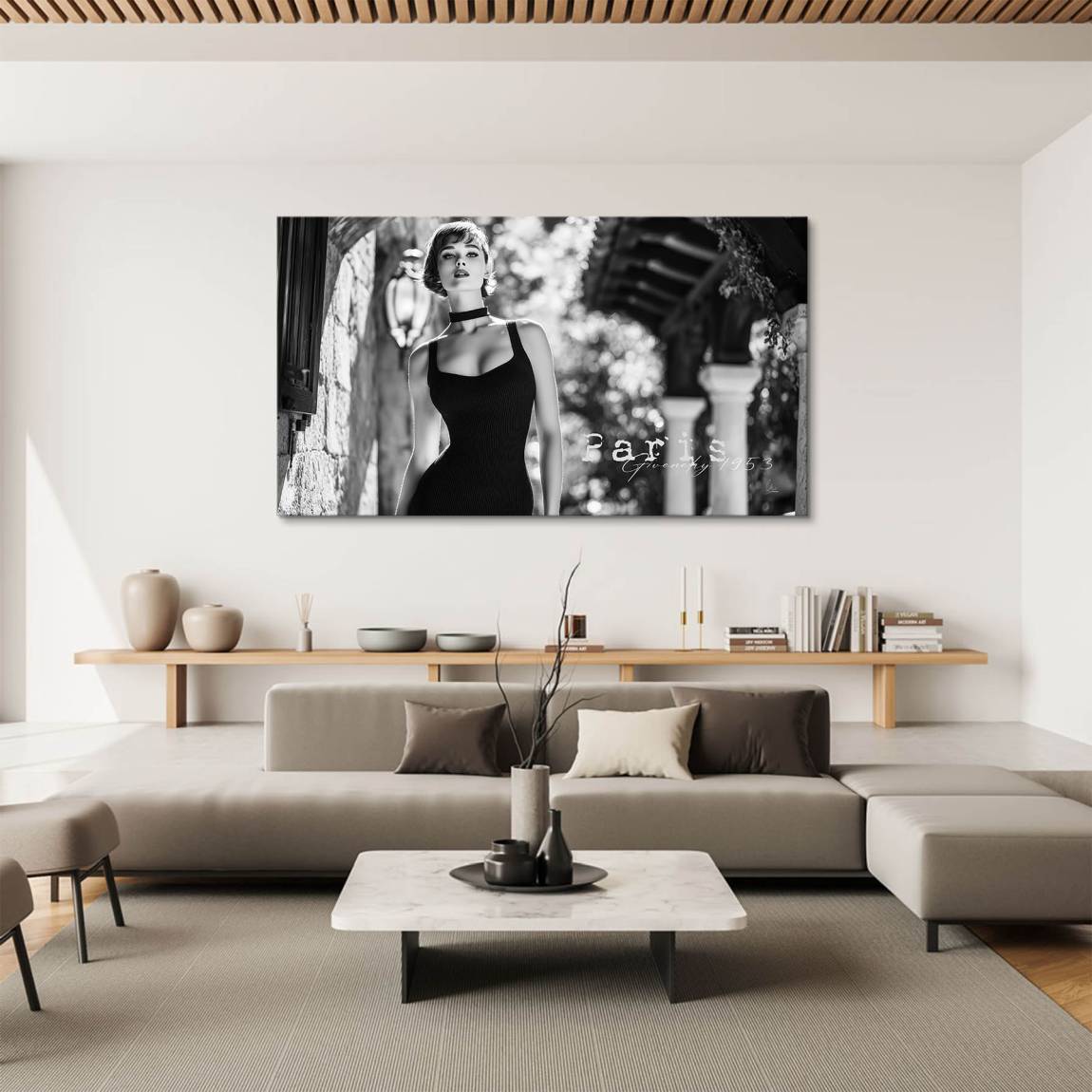 Audrey Hepburn Givenchy Wandbild