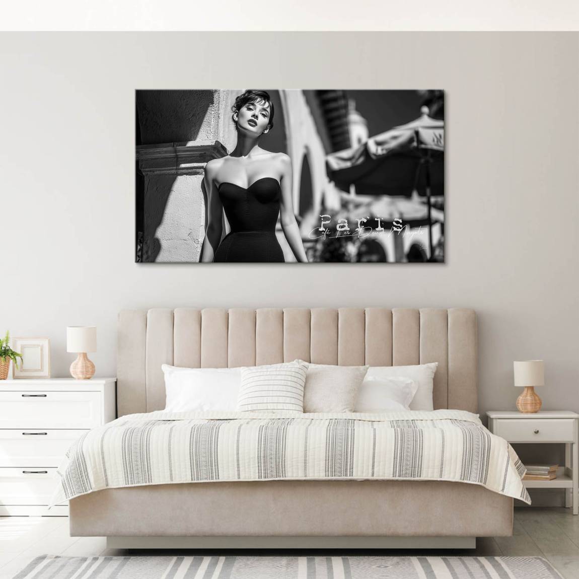 Audrey Hepburn Cafe Wandbild