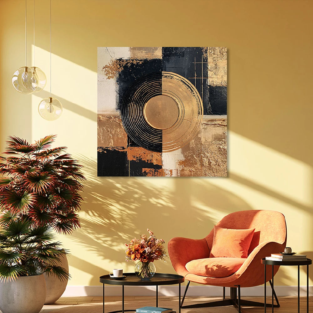 Golden Circle Art Wandbild