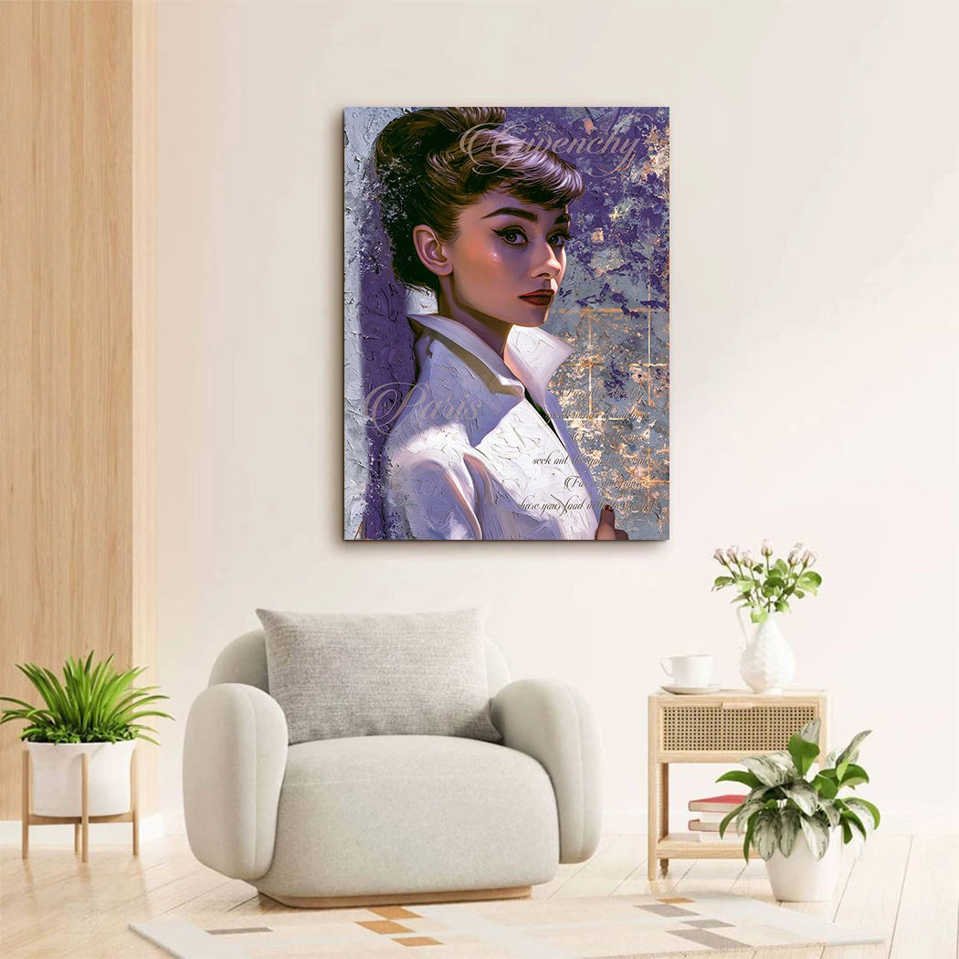 Audrey Parisienne Wandbild