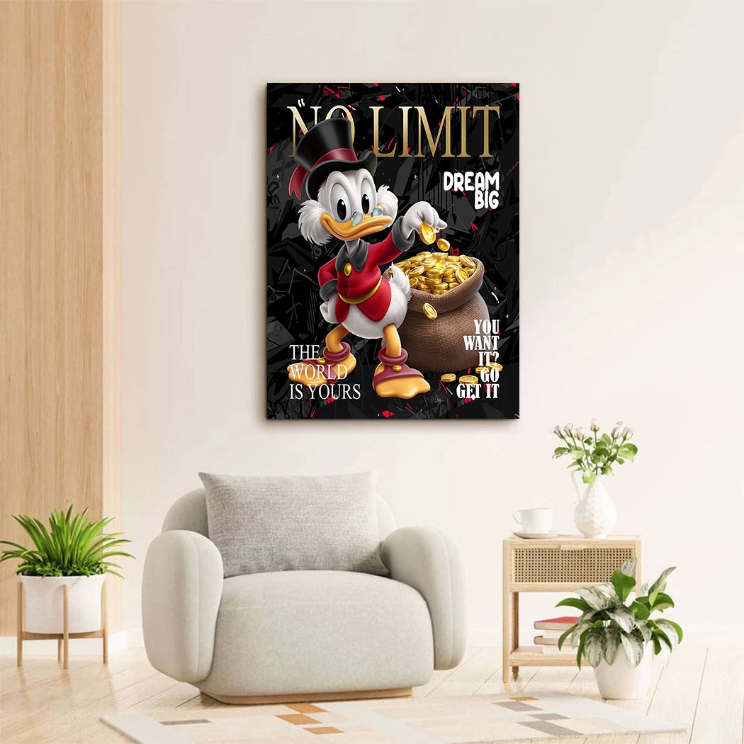 Dagobert Dream Big Wandbild