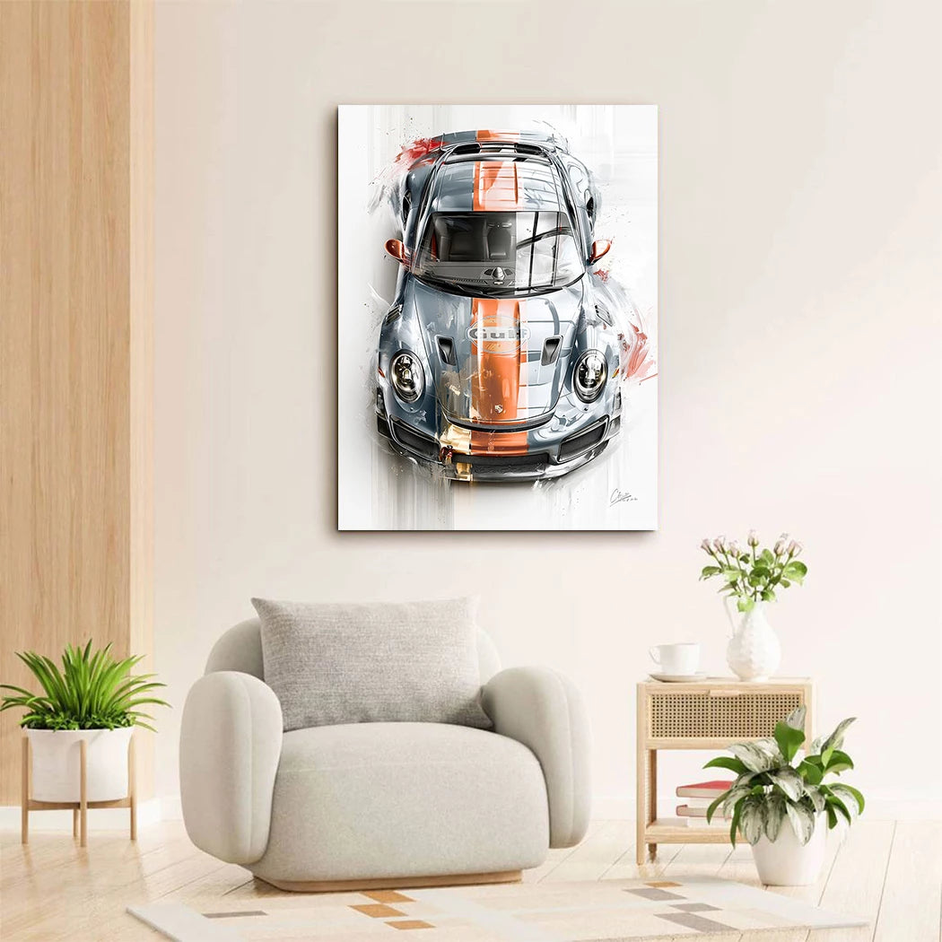 Porsche Gulf Spirit Wandbild