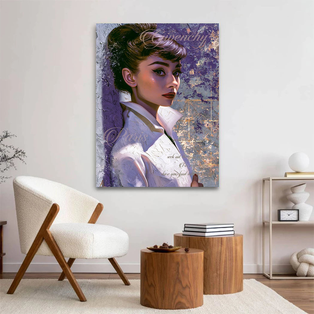Audrey Parisienne Wandbild